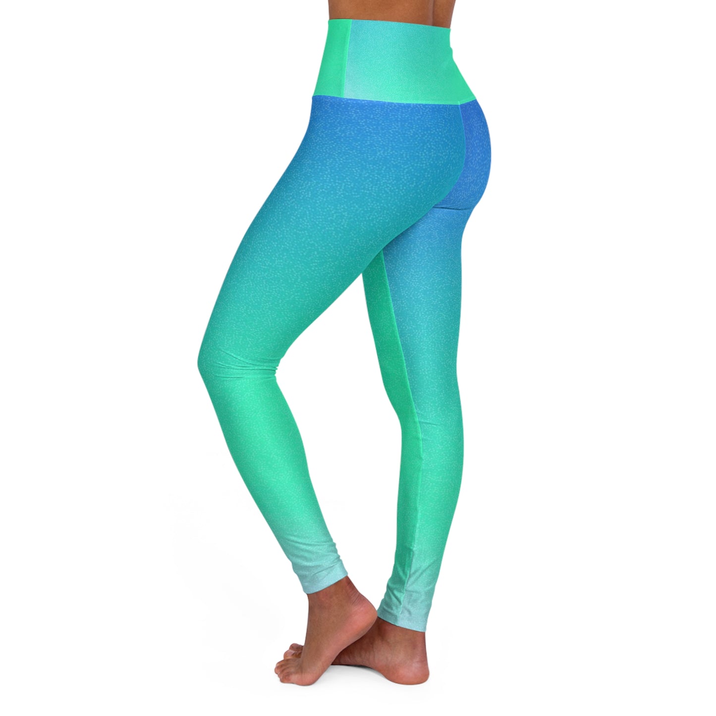Yoga Leggings Vibrant High Waisted Fitness Apparel Activewear Workout Pants Gift for Yogis Athleisure Leggings Eco-Friendly Leggings