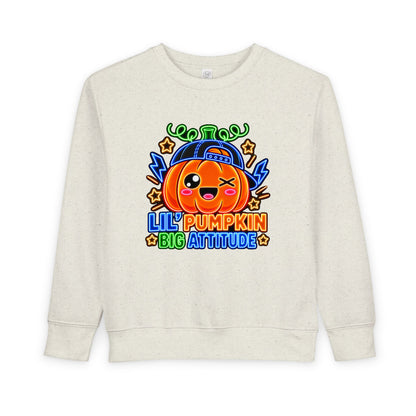 Lil' Pumpkin Big Attitude Toddler Sweatshirt
