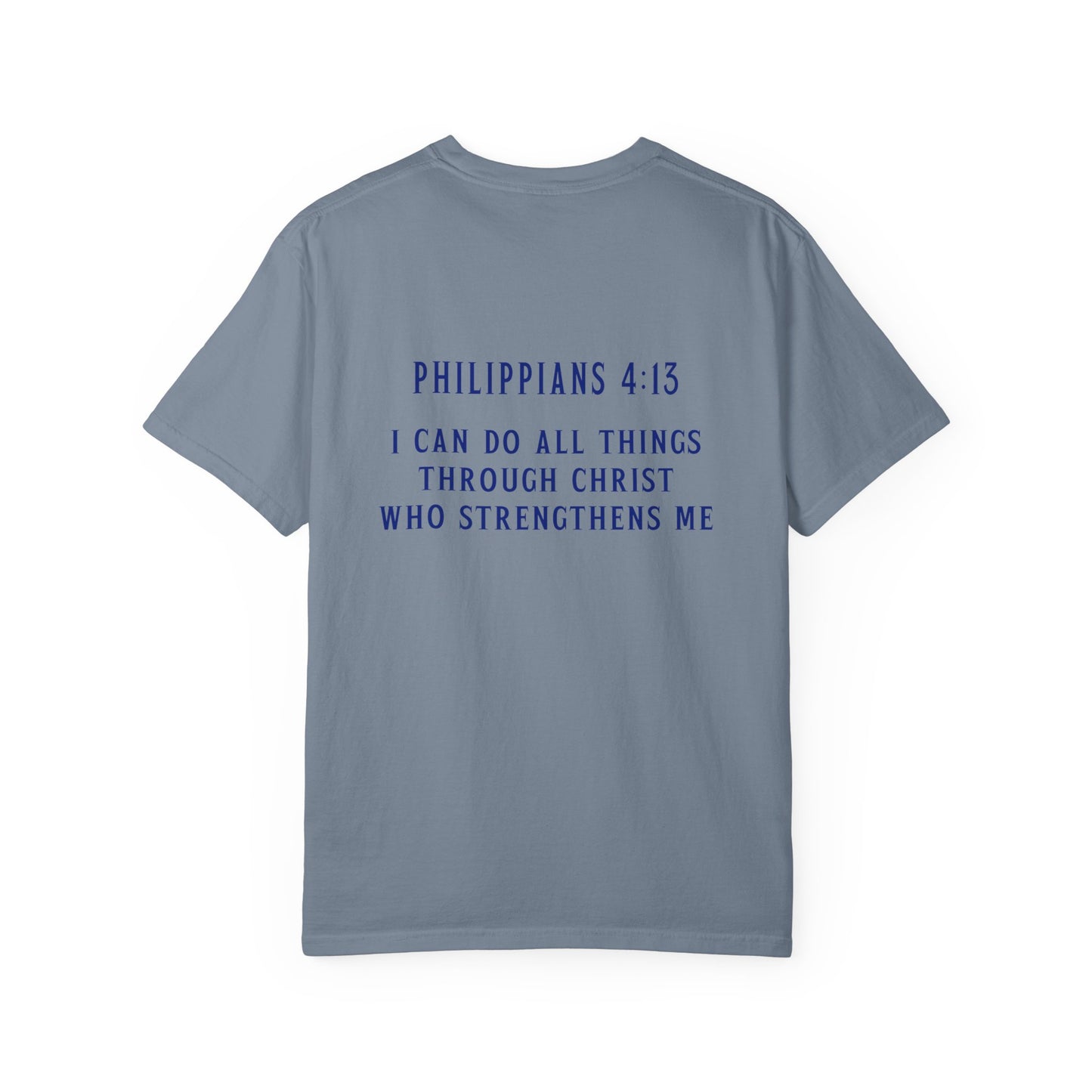 T-Shirt Inspirational Christian T-Shirt Cross & Philippians 4:13 Unisex Apparel Faith Tee Religious Gift Motivational Shirt