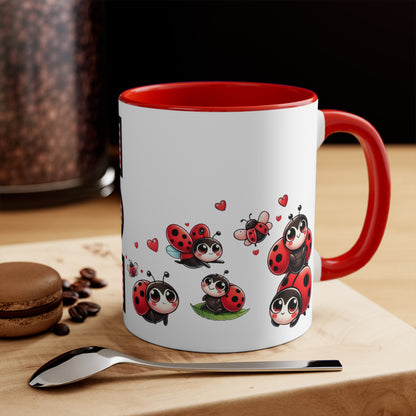 Coffee Mug Cute Ladybug Mom Mug - Perfect Gift for Mother's Day