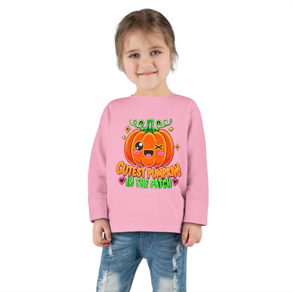 Cutest Pumpkin in the Patch Toddler Long Sleeve Tee