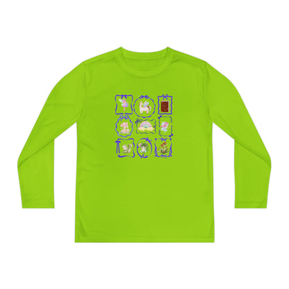 T-Shirt Whimsical Youth Fun Long Sleeve Shirt Cute Gift for Kids Colorful Playwear Unique Birthday Present Fairy Tales