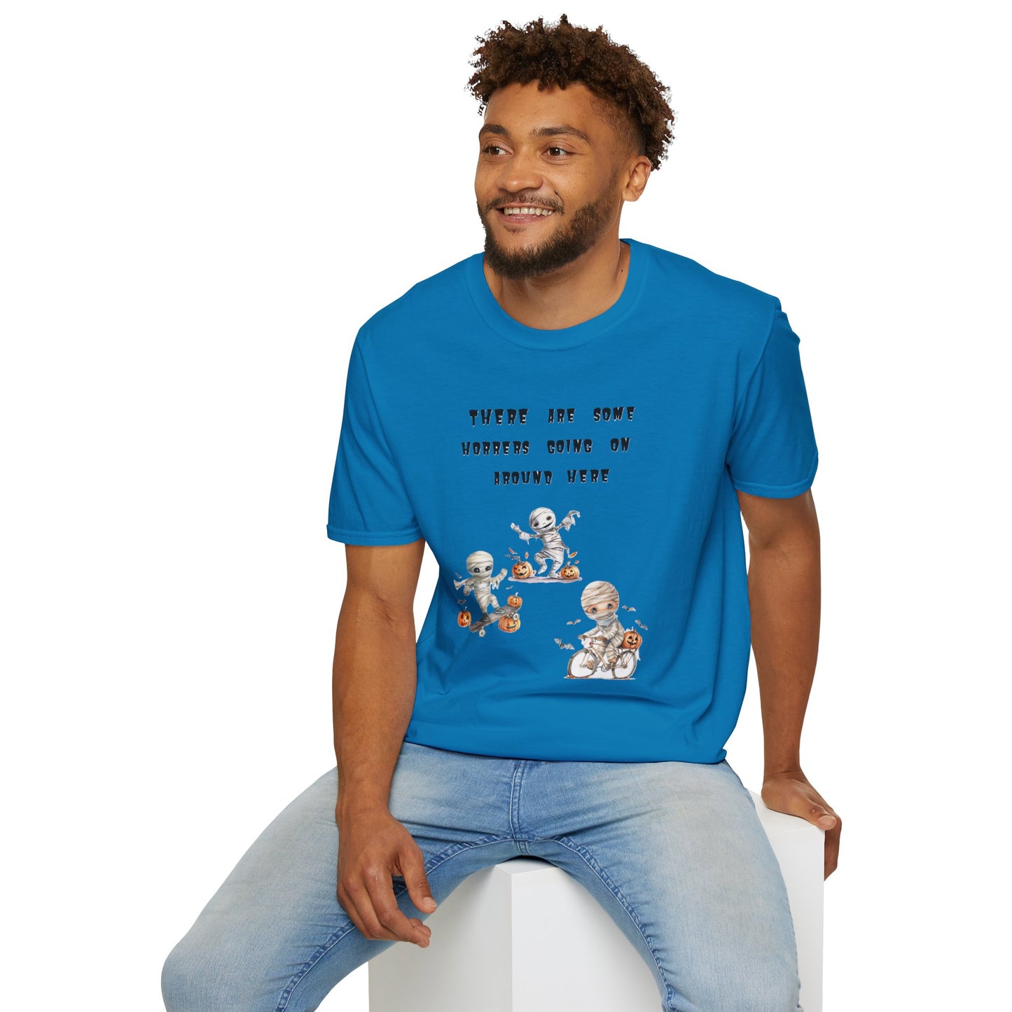 T-Shirt Halloween Graphic T-Shirt Spooky Season Tee Unisex Soft Style Shirt Retro Halloween Gift Fall Fashion Cute Halloween Design