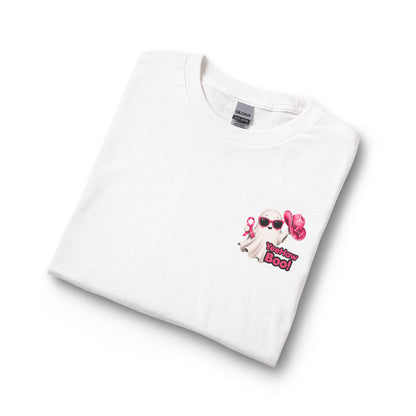 Breast Cancer Awareness Long Sleeve — "In October We Wear Pink" Ghost Tee
