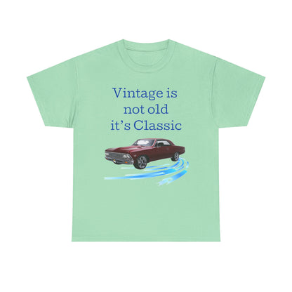 T-Shirt Vintage Classic Car Tee - Perfect for Car Enthusiasts Gift for Him/Her, Casual Wear, Everyday Style, Retro Vibe