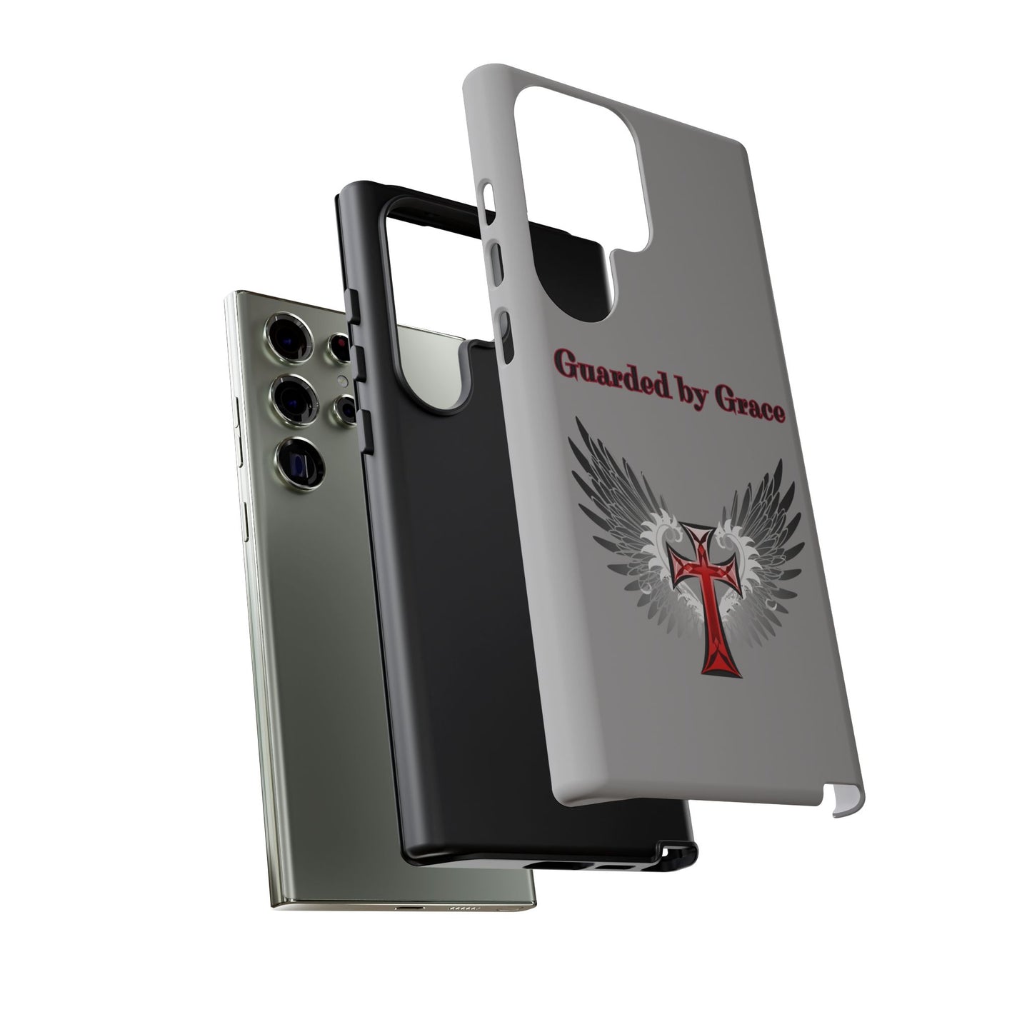 Cell Phone Case with Guardian Angel Design Tough Cases for Protection Spiritual Gifts Unique Accessories Personalized Tech