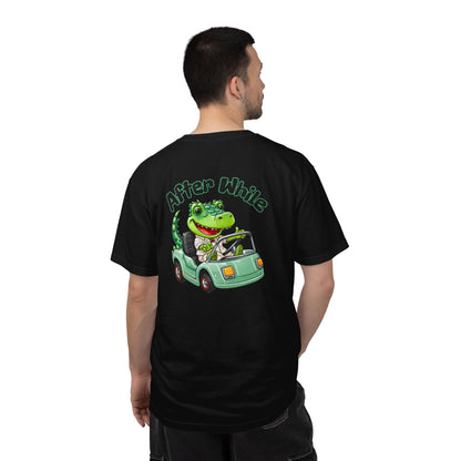 Later Gator After While Gator T-Shirt Cute Cartoon Alligator Scooter Tee Gift