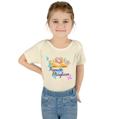 Princess Mayham Infant Bodysuit — Cute Crown Baby Onesie for Newborns & Baby Shower Gifts