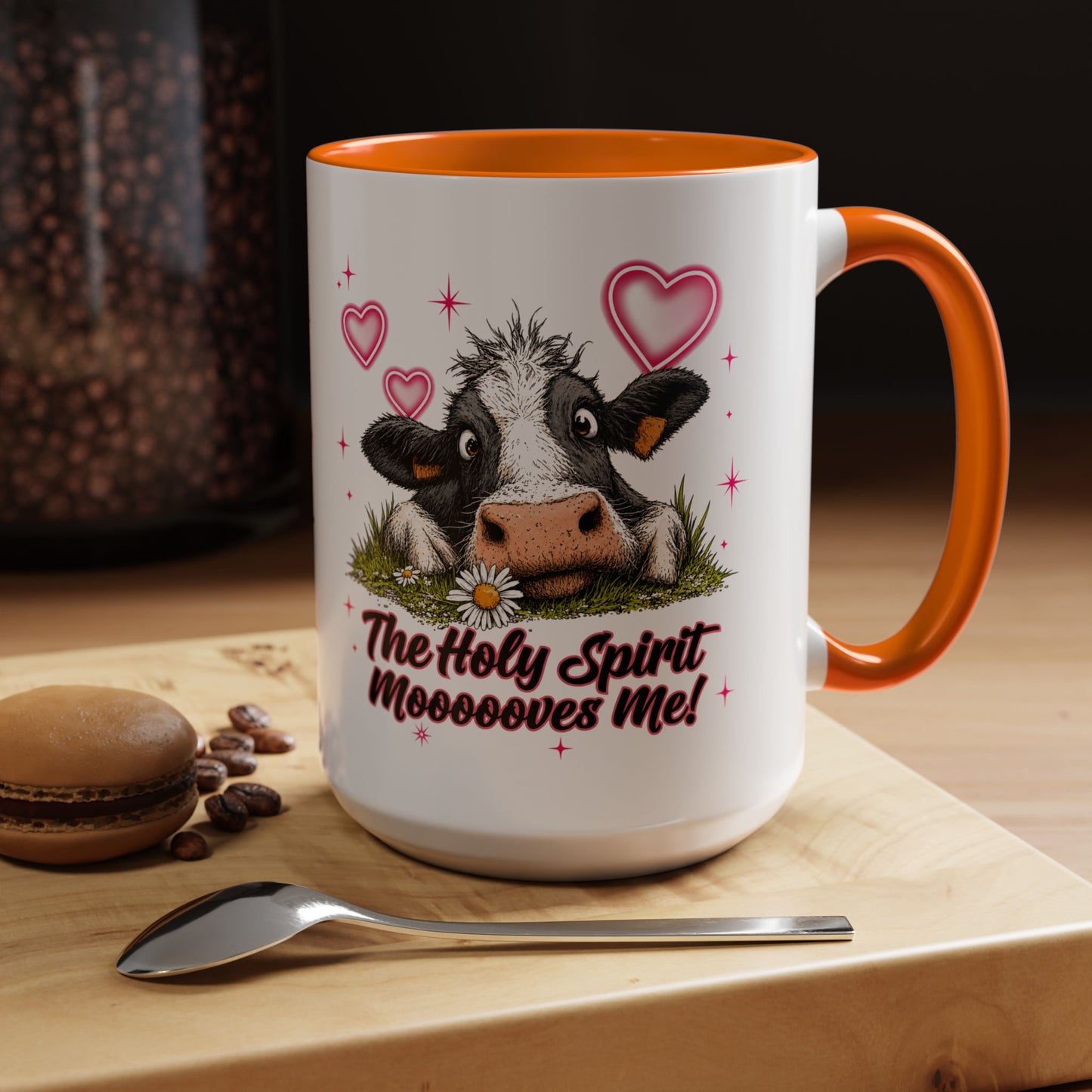 The Holy Spirit Moooves Me Coffee Mug