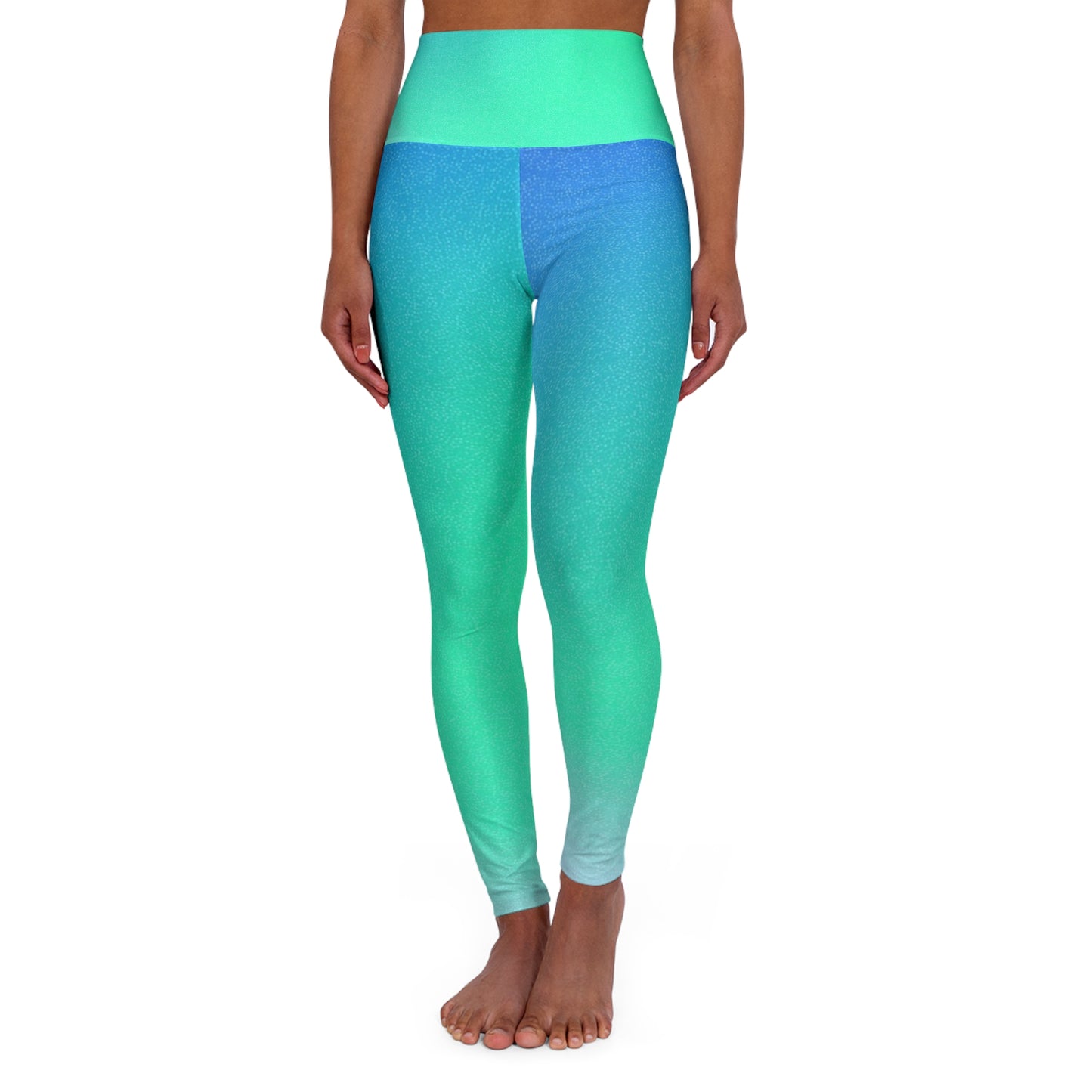 Yoga Leggings Vibrant High Waisted Fitness Apparel Activewear Workout Pants Gift for Yogis Athleisure Leggings Eco-Friendly Leggings