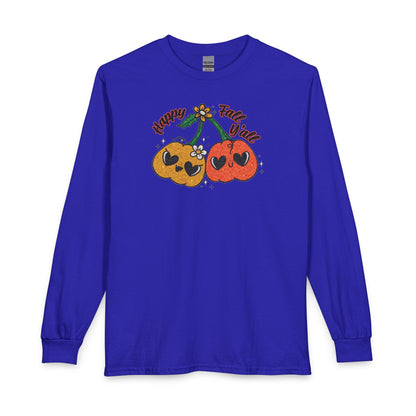 Happy Fall Y'all Pumpkin Long Sleeve Tee