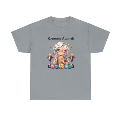T-Shirt Grammy Award Unisex Heavy Cotton Tee - Celebrate Your Achievements Gift for Grandmothers