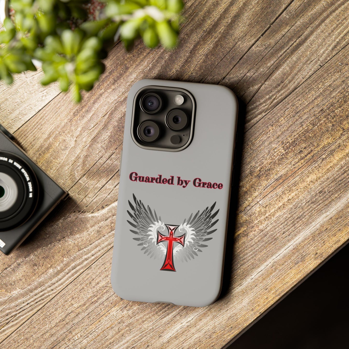 Cell Phone Case with Guardian Angel Design Tough Cases for Protection Spiritual Gifts Unique Accessories Personalized Tech