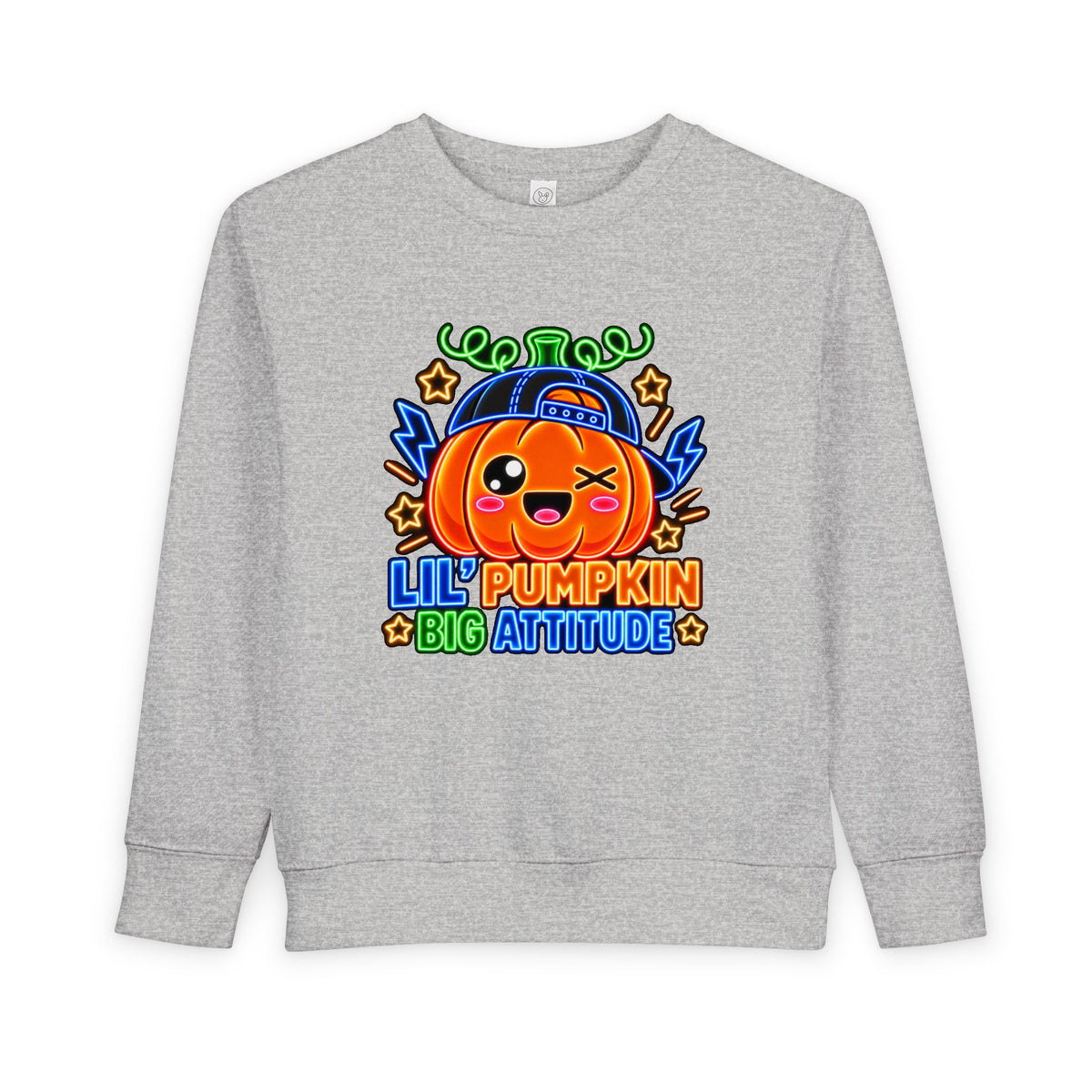 Lil' Pumpkin Big Attitude Toddler Sweatshirt