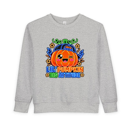 Lil' Pumpkin Big Attitude Toddler Sweatshirt