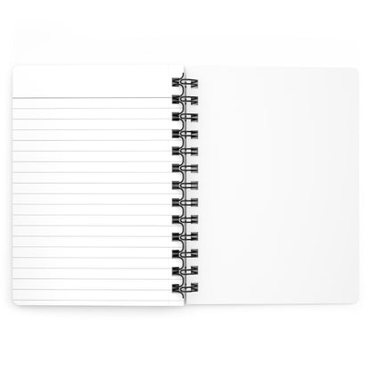 Floral Doodle Spiral Notebook — Bright Retro Flower Journal
