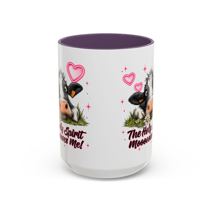 The Holy Spirit Moooves Me Coffee Mug