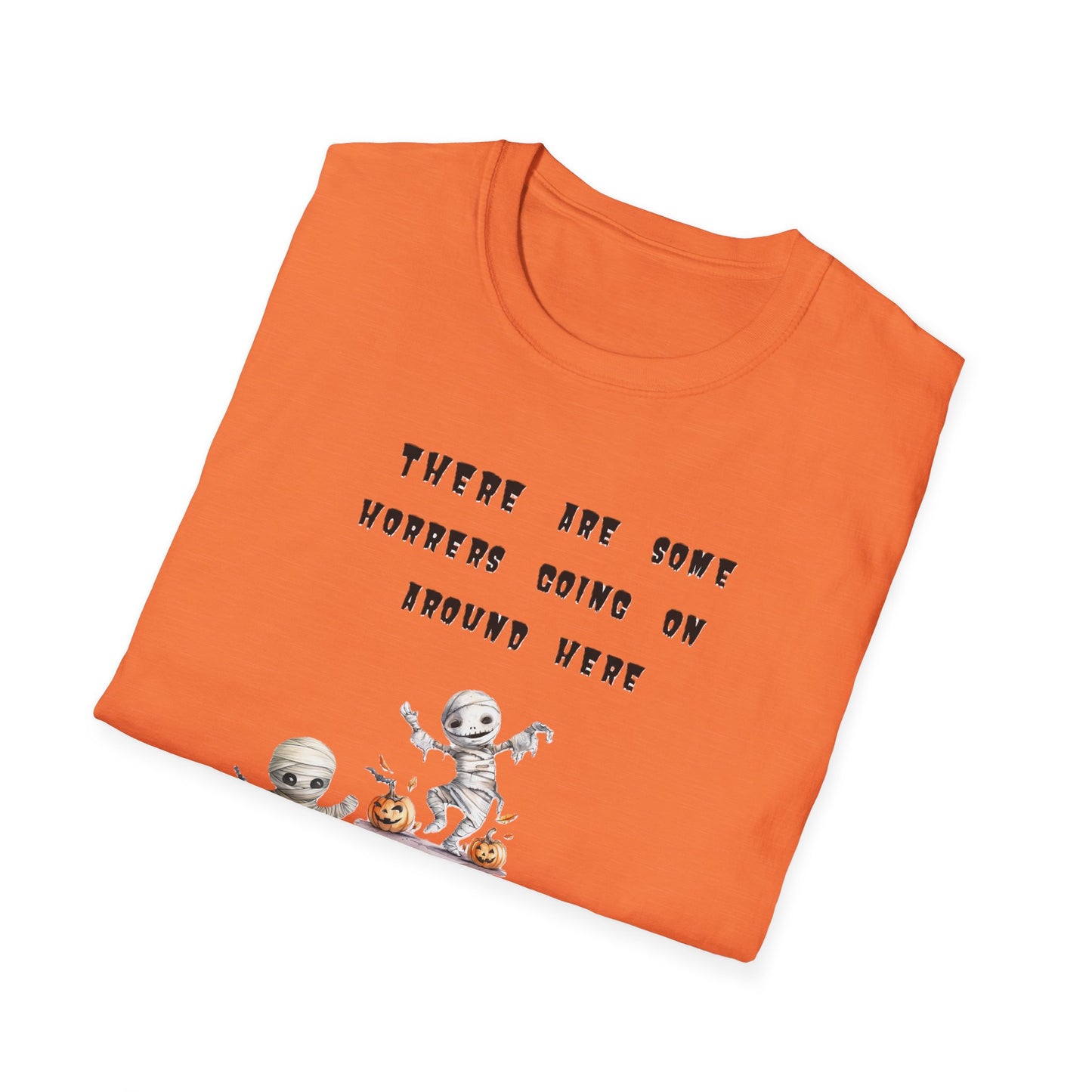 T-Shirt Halloween Graphic T-Shirt Spooky Season Tee Unisex Soft Style Shirt Retro Halloween Gift Fall Fashion Cute Halloween Design