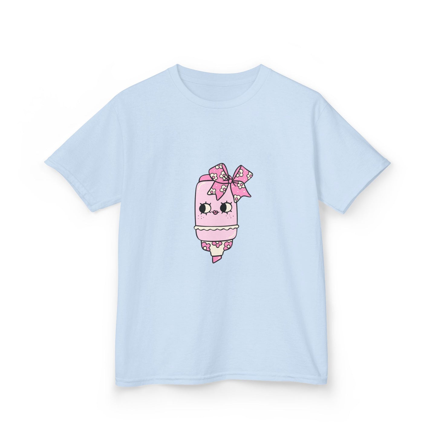 T-Shirt Kids Heavy Cotton™ Tee Fun Graphic Cute School Shirt Everyday Wear Coquette Design