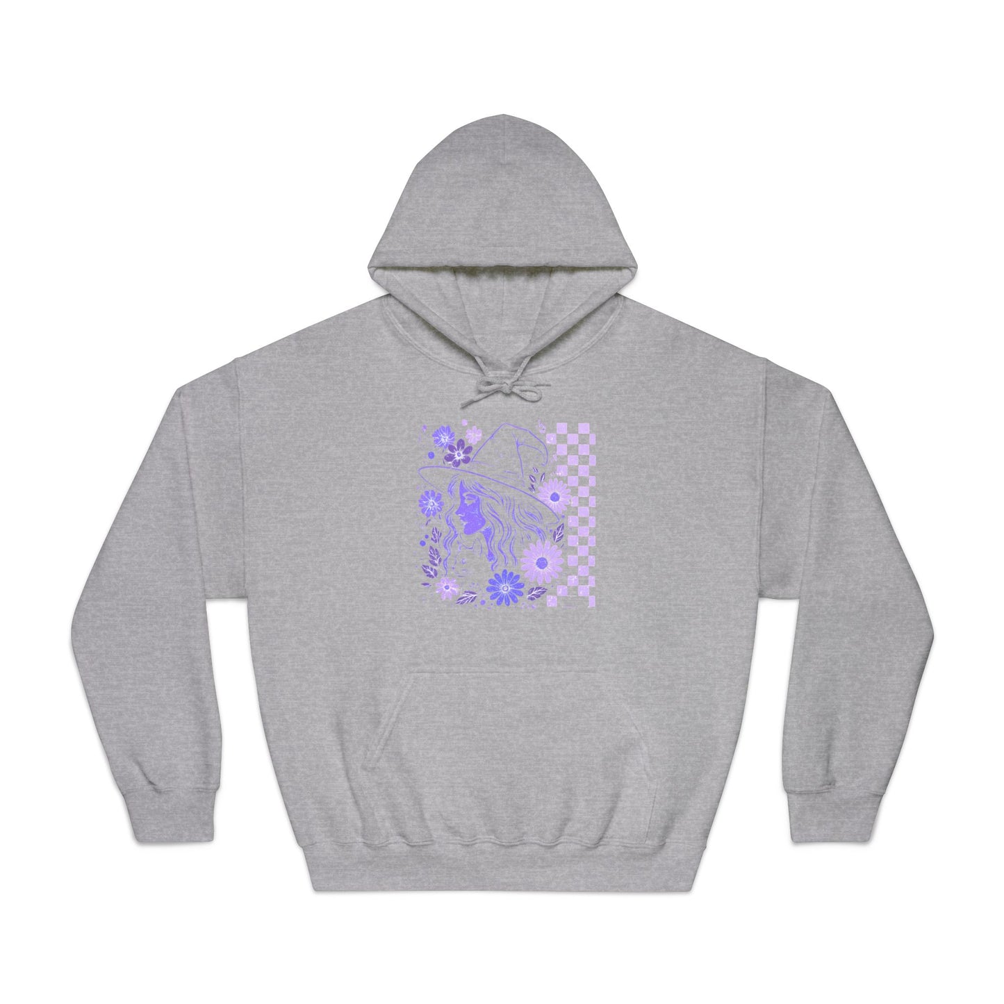 Sweatshirt Whimsical Floral Unisex Hooded Sweatshirt Casual Wear Streetwear Gift for Her Cozy Sweatshirt Spring Fashion Halloween