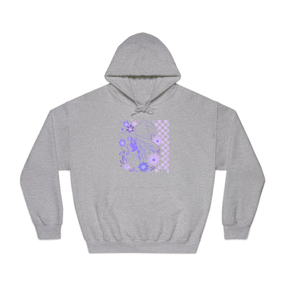 Sweatshirt Whimsical Floral Unisex Hooded Sweatshirt Casual Wear Streetwear Gift for Her Cozy Sweatshirt Spring Fashion Halloween