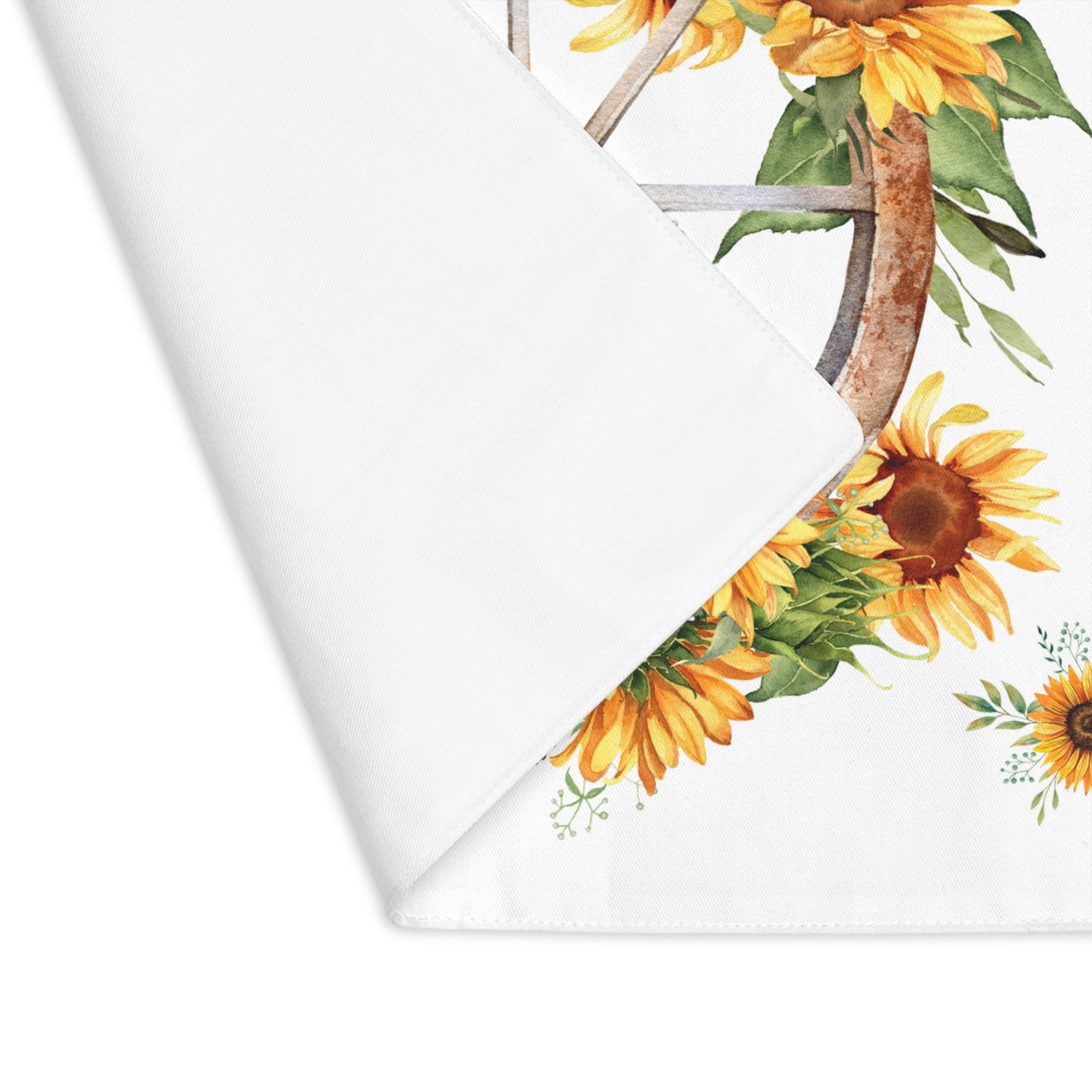 Placemats Sunflower Rustic Table Decor for Home Farmhouse Style Dining Kitchen Accessories Gift for Hostess