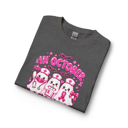 Long Sleeve Shirt — "In October We Wear Pink" Breast Cancer Awareness