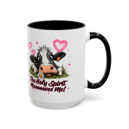 The Holy Spirit Moooves Me Coffee Mug