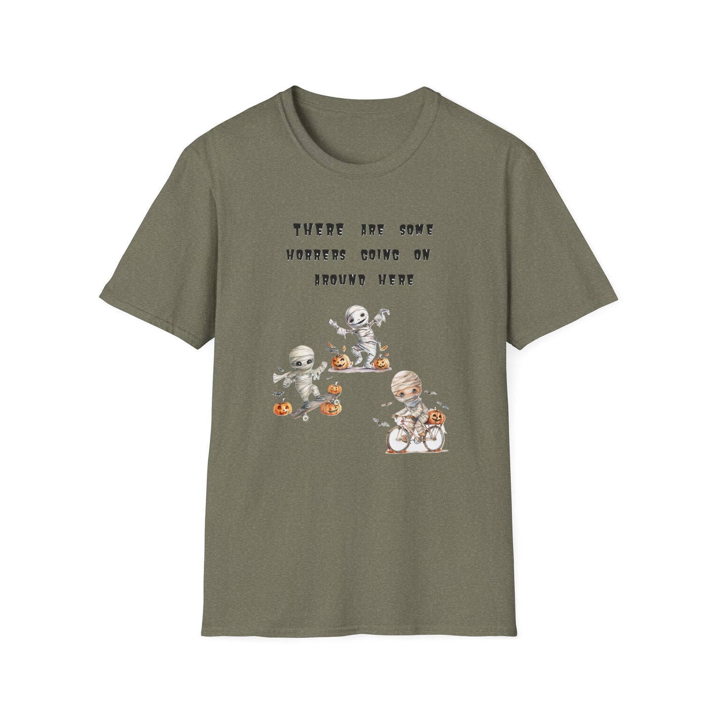 T-Shirt Halloween Graphic T-Shirt Spooky Season Tee Unisex Soft Style Shirt Retro Halloween Gift Fall Fashion Cute Halloween Design