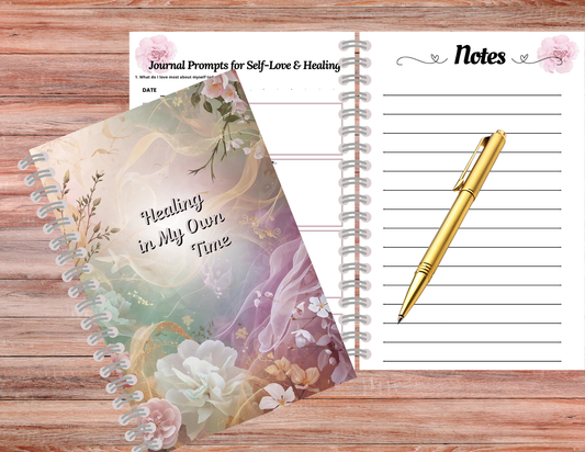 Handmade Made to order Healing Journal for Women Faith Based Prayer Journal Handmade 6x9 Printed to Order Christian Healing Journal