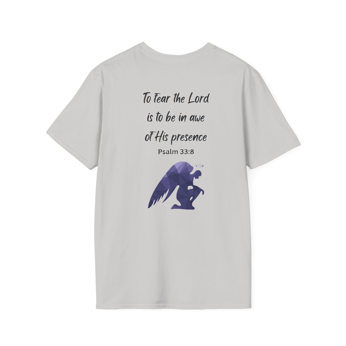 T-Shirt Unisex Softstyle T-Shirt with Inspirational Psalm Design Motivational Tee Christian Apparel Faith-Based Gift Casual Wear
