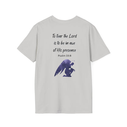 T-Shirt Unisex Softstyle T-Shirt with Inspirational Psalm Design Motivational Tee Christian Apparel Faith-Based Gift Casual Wear