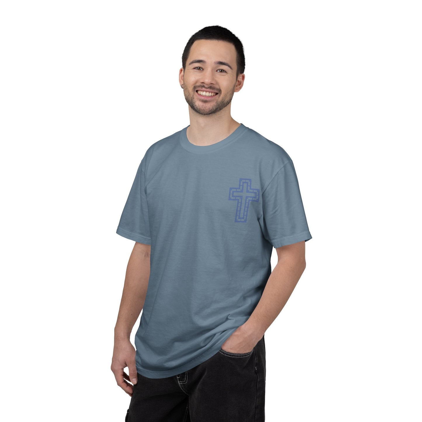 T-Shirt Inspirational Christian T-Shirt Cross & Philippians 4:13 Unisex Apparel Faith Tee Religious Gift Motivational Shirt