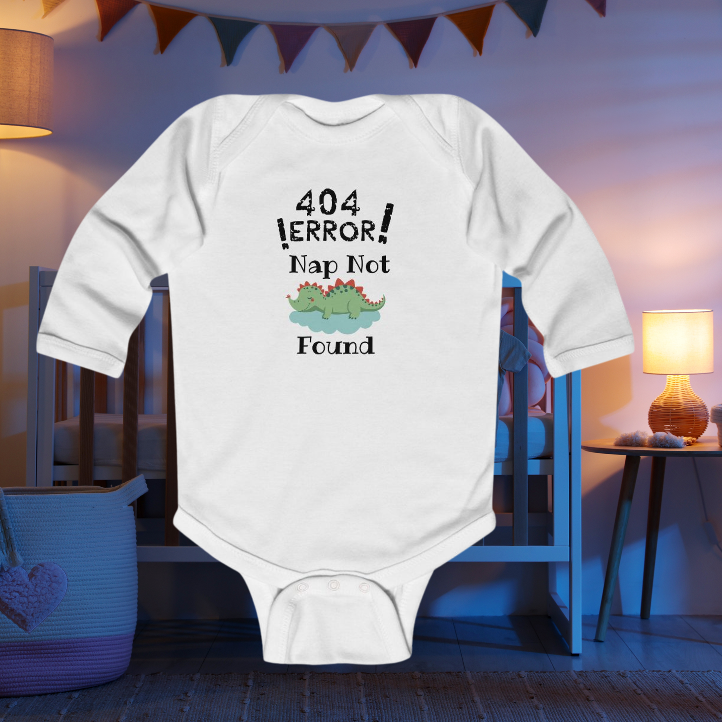 Infant Bodysuit – 404 Error Nap Not Found Cute Baby Onesie