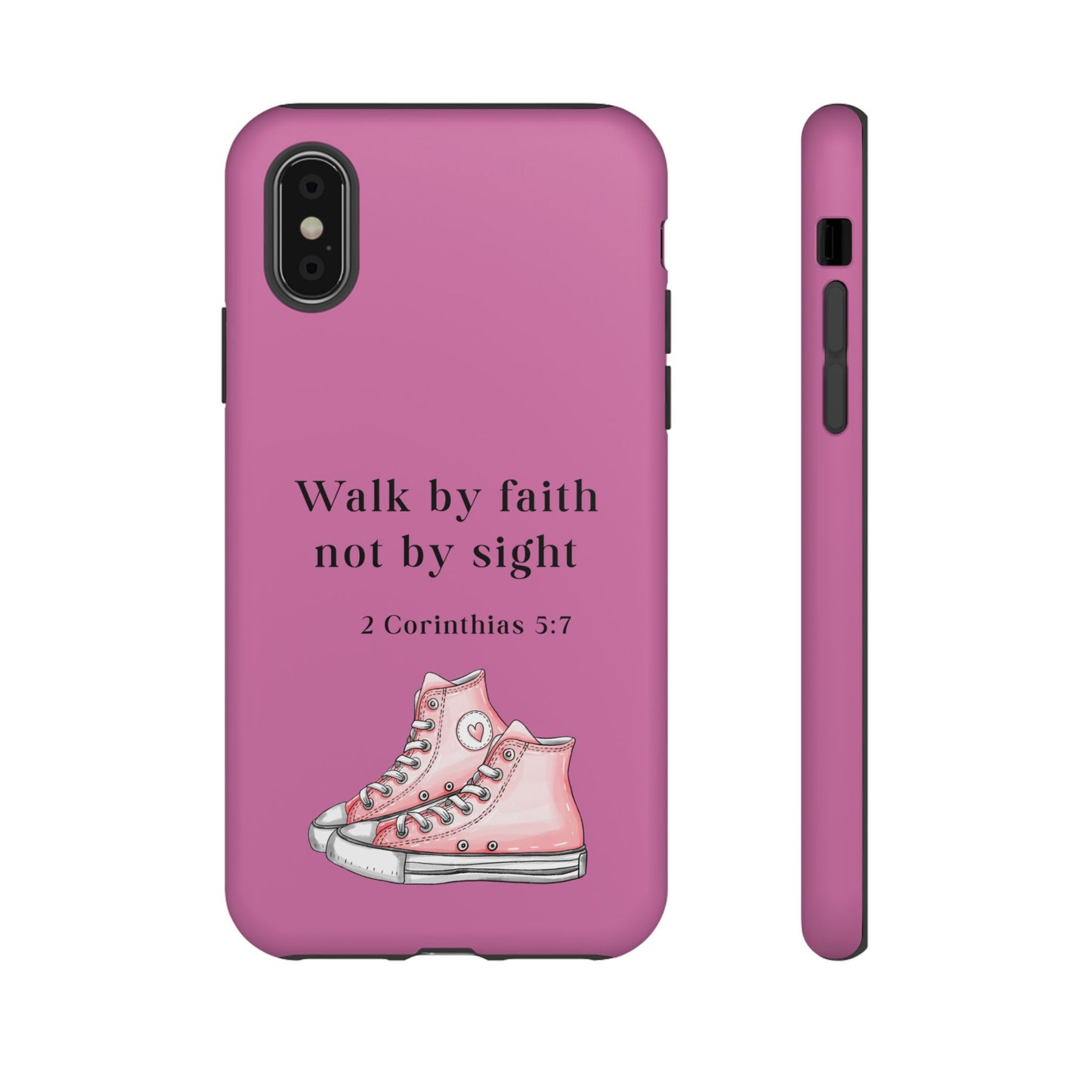 Cellphone Cae Faith-Inspired Phone Case Inspirational Gift Bible Verse Accessory Pink Converse Design Christian Phone Cover