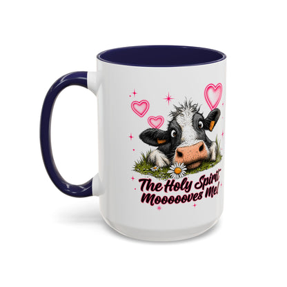 The Holy Spirit Moooves Me Coffee Mug