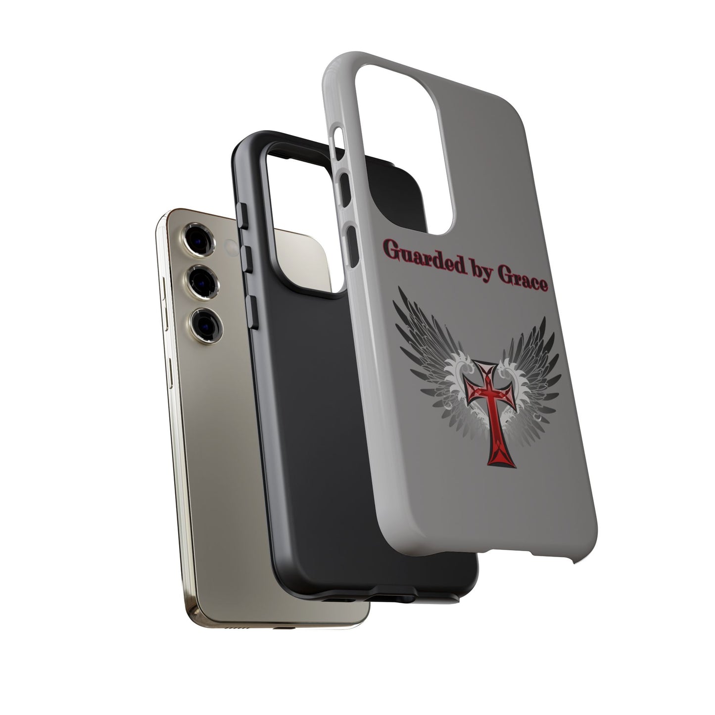 Cell Phone Case with Guardian Angel Design Tough Cases for Protection Spiritual Gifts Unique Accessories Personalized Tech