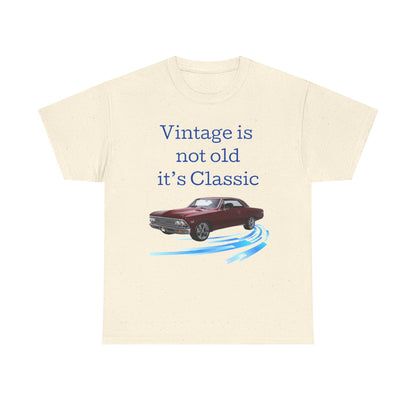 T-Shirt Vintage Classic Car Tee - Perfect for Car Enthusiasts Gift for Him/Her, Casual Wear, Everyday Style, Retro Vibe