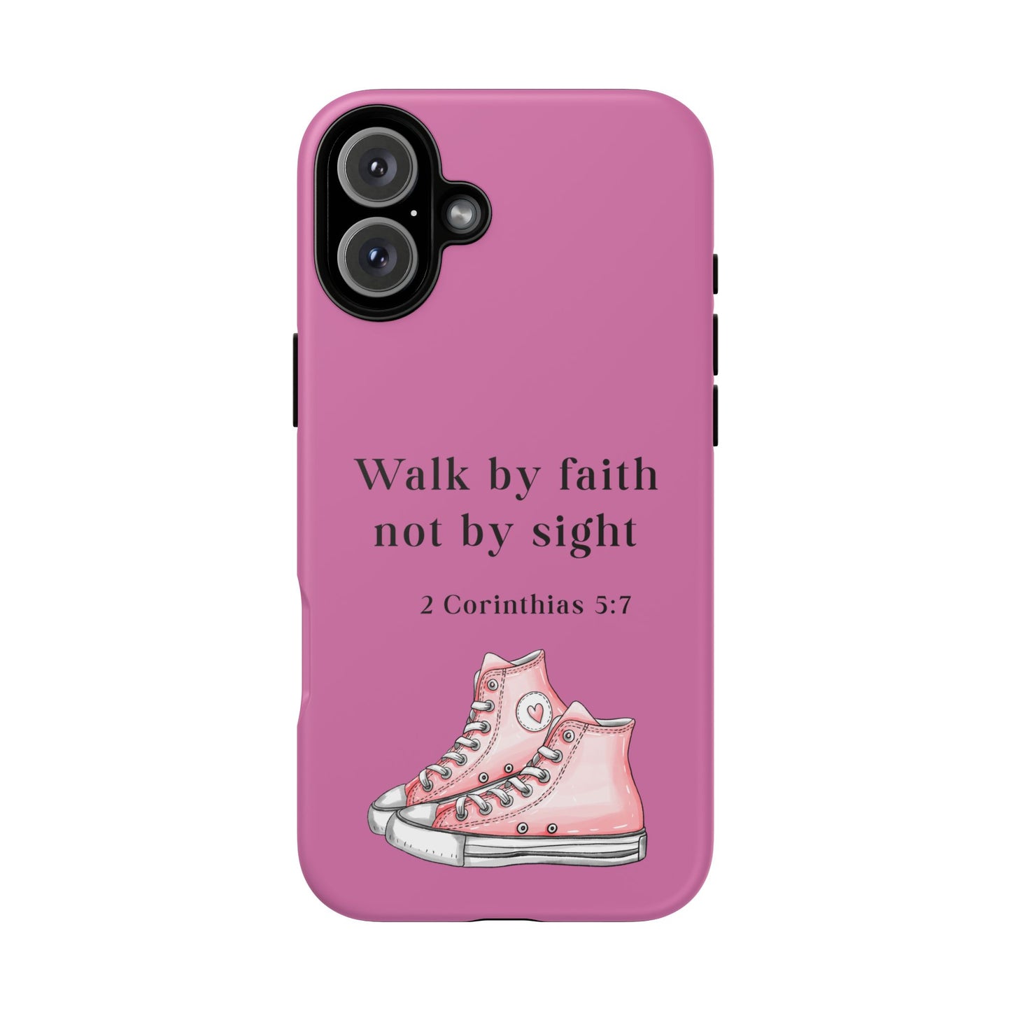 Cellphone Cae Faith-Inspired Phone Case Inspirational Gift Bible Verse Accessory Pink Converse Design Christian Phone Cover