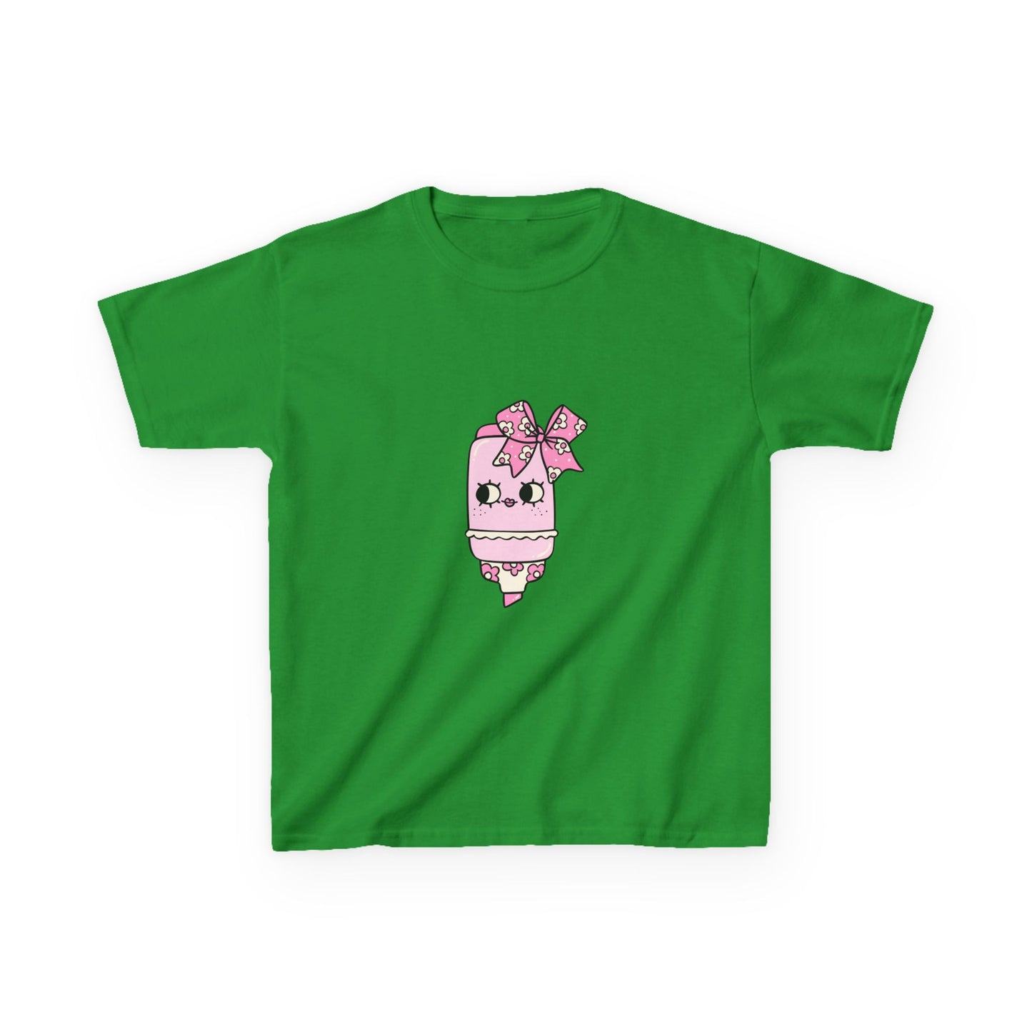 T-Shirt Kids Heavy Cotton™ Tee Fun Graphic Cute School Shirt Everyday Wear Coquette Design