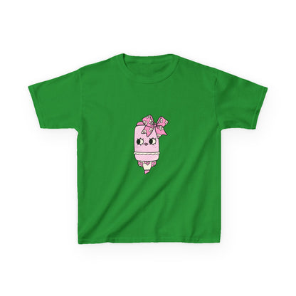 T-Shirt Kids Heavy Cotton™ Tee Fun Graphic Cute School Shirt Everyday Wear Coquette Design
