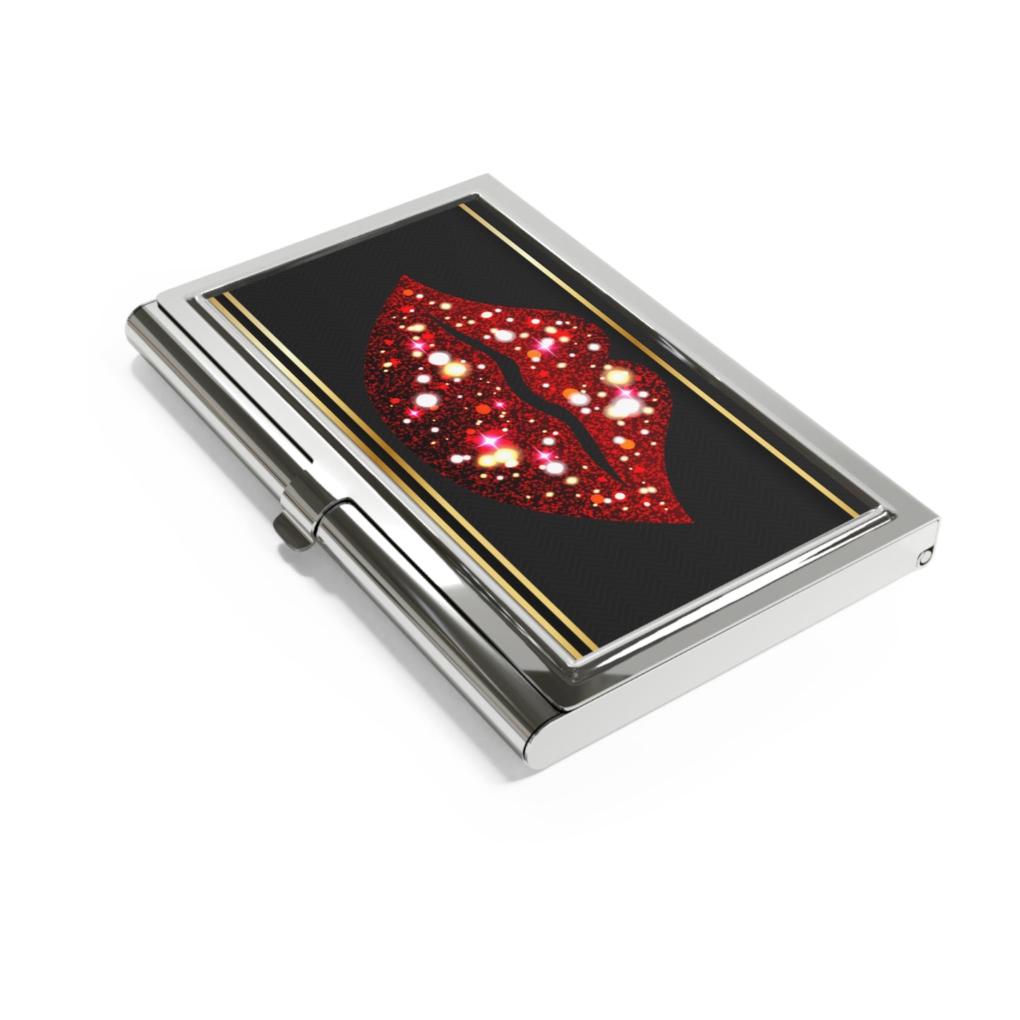 Business Card Holder Glitter Lipstick Gift Graduation Gift New Job Gift