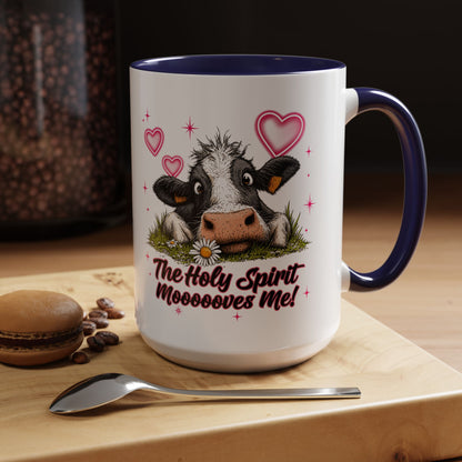 The Holy Spirit Moooves Me Coffee Mug