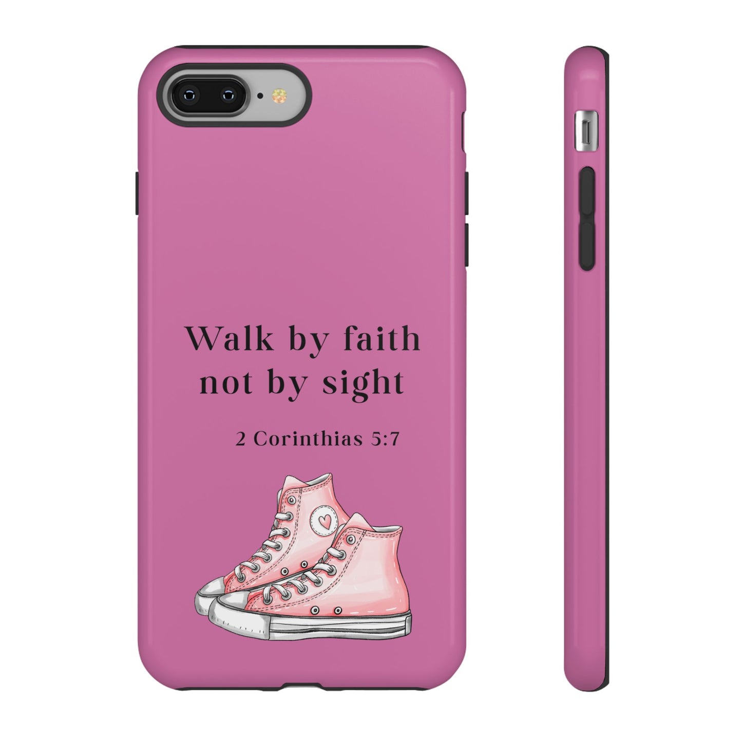 Cellphone Cae Faith-Inspired Phone Case Inspirational Gift Bible Verse Accessory Pink Converse Design Christian Phone Cover