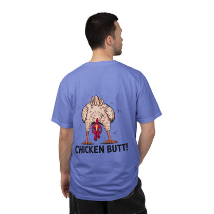Chicken Butt T-Shirt "Guess What? Chicken Butt!" Funny Novelty Tee Conversation Starter Humorous Statement