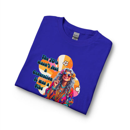 70s Hippie Long Sleeve T‑Shirt – “The 70's Wasn’t Just a Generation, It Was a Vibe”