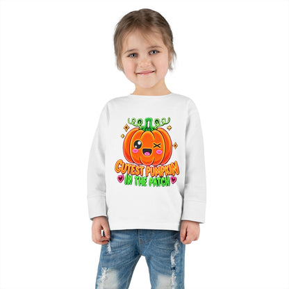 Cutest Pumpkin in the Patch Toddler Long Sleeve Tee