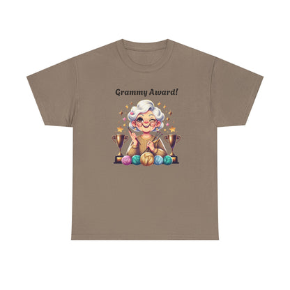 T-Shirt Grammy Award Unisex Heavy Cotton Tee - Celebrate Your Achievements Gift for Grandmothers