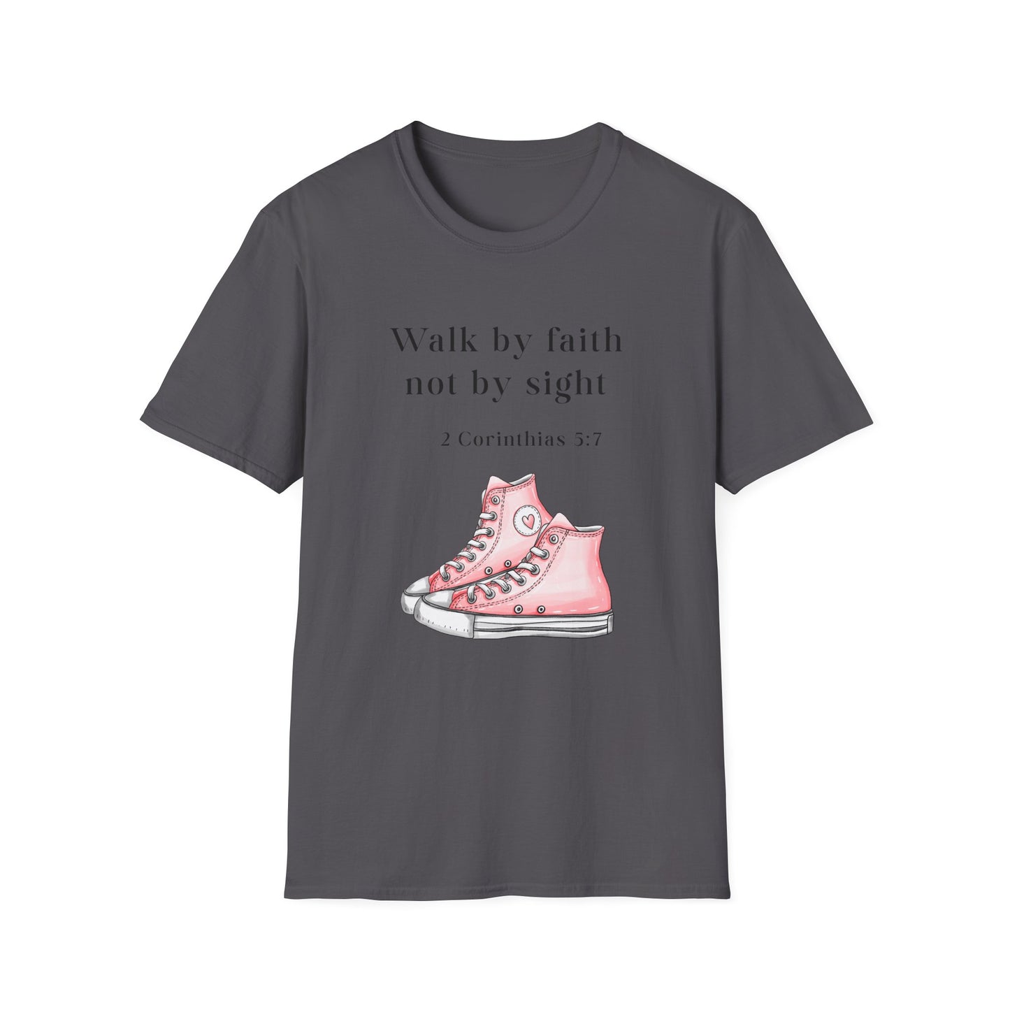 Faith-Inspired Unisex T-Shirt, Walk by Faith Tee, Christian Graphic Shirt, Inspirational Apparel, Casual Everyday Wear, Birthday Gift Idea