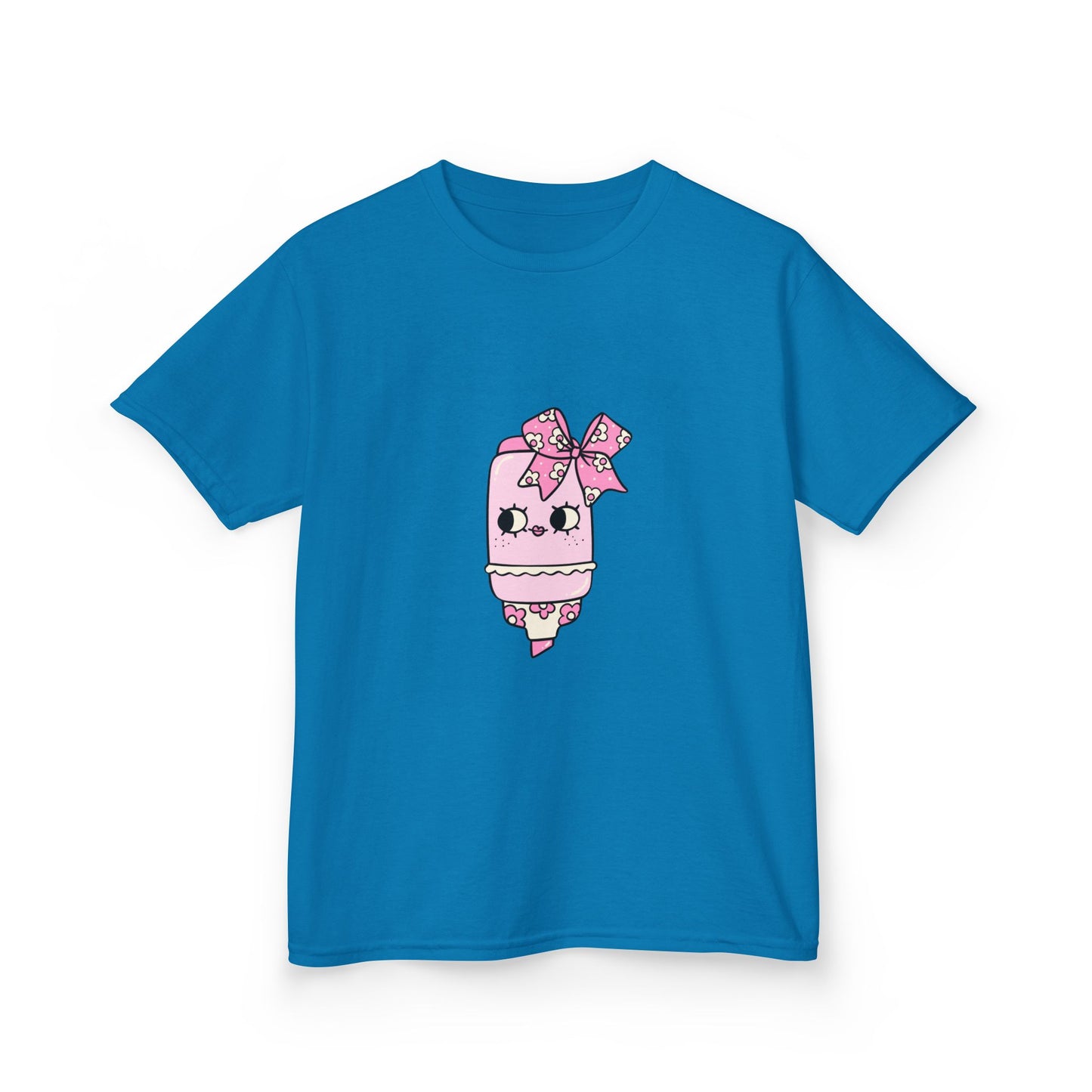 T-Shirt Kids Heavy Cotton™ Tee Fun Graphic Cute School Shirt Everyday Wear Coquette Design